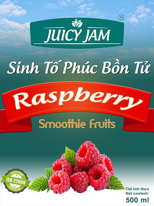 Sinh tố phúc bồn tử Juicy Jam